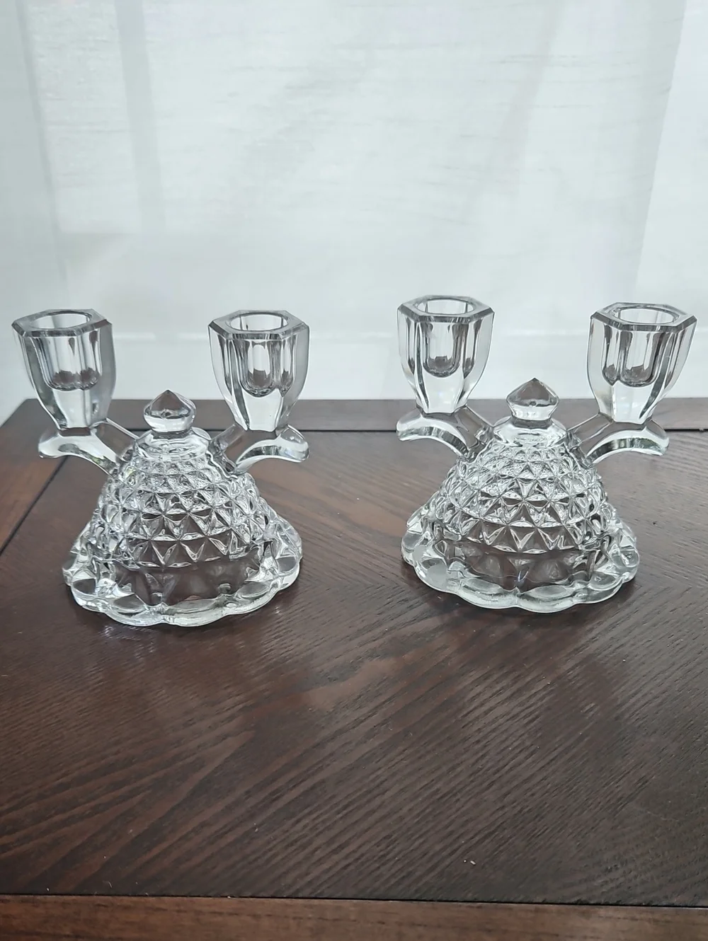Imperial Glass Candlestick Holders